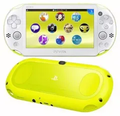 【中古】PSVITAハード PlayStation Vita本体 Wi-Fiモデル ライムグリーン・ホワイト[PCH-2000]