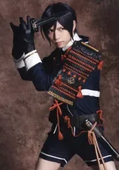 【中古】生写真(男性) 北村諒(薬研藤四郎)/膝上・衣装黒・武器・背景茶・キャラクターショット/舞台「『刀剣乱舞』虚伝 燃ゆる本能寺」トレーディングブロマイド