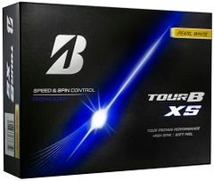 Brand new BRIDGESTONE TOUR B XS golf balls, 2026 model, 12 balls per pack, pearl white, S6GXJ.