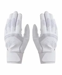 新品 UNDER ARMOUR(アンダーアーマー) UAヤード プロ バッティンググローブ ノンカラー 6001315(100) ホワイト ホワイト ホワイト L
