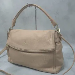 ✨【美品】Kate Spade ケイトスペード Cobble Hill Little Minka コブルヒル リトルミンカ 2WAY ハンドバッグ ショルダーバッグ ベージュ レザー レディース かわいい 人気✨