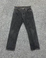 (LOVE YOURSELF 承 'Her'デニム40) 90'S LEVI'S USA 501 ブラックデニム-M1516