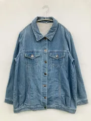 CIAOPANIC チャオパニック デニムジャケット M ブルー 無地 フードなし ボタン留め