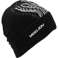 ボルコム メンズ アクセサリー 帽子 Volcom Stone Funk Beanie Black White ホワイト