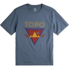トポ・デザイン メンズ トップス Tシャツ Topo Designs VastView Explorer TShirt Mens Stone Blue ブルーのサムネイル