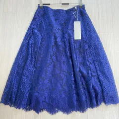 M 新品 定価約10万 エポカ スカート ロング 花柄 通年 ネイビー EPOCA レディース G0378