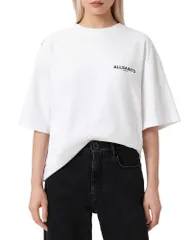 オールセインツ レディース トップス Tシャツ ALLSAINTSwoop Amelie Tee Optic White ホワイトのサムネイル