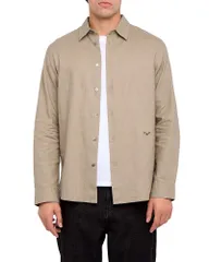 ザディグ エ ヴォルテール メンズ トップス シャツ リネン Zadig Voltaire Classicollar Linen Shirt Latteのサムネイル