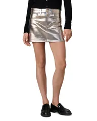 ジョーズジーンズ レディース ボトムスカート ミニ Joes Jeans The Tessa Mini Foil Skirt Disco Indigo インディゴ