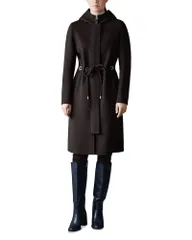 マッカージュ レディース アウター コート ウール Mackage Blithe Belted Wool Coat Coffee コーヒーのサムネイル