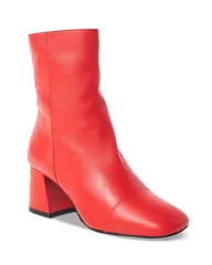 フリーピープル レディース シューズ ブーツ・レインブーツ アンクル Free People Womens Wisteriankle Boots Red Leather レッドのサムネイル