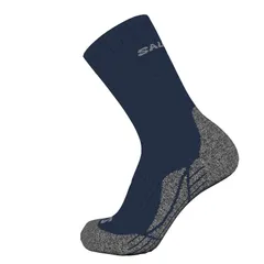 サロモン メンズ アンダーウェア 靴下 Salomon Mid Crw 2P Sn00 NavyGrey グレー