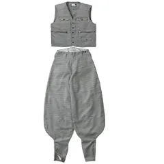 新品 [寅壱] 寅一/7260シリーズ ベスト×超超ロング 7260s611418 M・L・LL トップス ニッカポッカ 作業ズボン 鳶服 LL×W76cm 47：ディープグレー