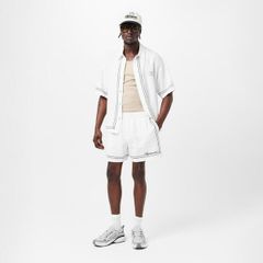 リプレゼント メンズ ボトムス ハーフパンツ・ショーツ ショートパンツ Represent Mens Rep Border Woven Shorts Whisper White ホワイト