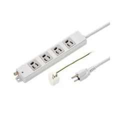 サンワサプライ 抜け止めタップ 5m TAP-5431MGN2-5