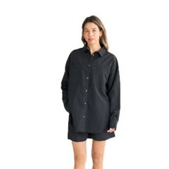 未使用 定価4.62万 JAMES PERSE シャツワンピース ロング 2 黒 - メルカリ