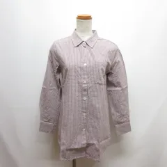 セオリーリュクス theory luxe チェック柄 長袖 コットン シャツ ブラウス 38 グレー