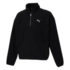 新品 [プーマ] 69014201_AUTUMN パイル FL ハーフZIP ブラック_S