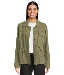 トッミーバハマ レディース アウター コート ジャケット Tommy Bahama Two Palms Utility Jacket Dark Fern