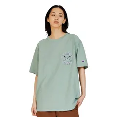 新品 [チャンピオン] 半袖Tシャツ 半袖 丸首 綿100％ cotton USA 9.4oz Relax Fit グラフィックプリント リバースウィーブ(R) ショートスリーブTシャツ REVERSE WEAVE(R) C3-B306-530-L