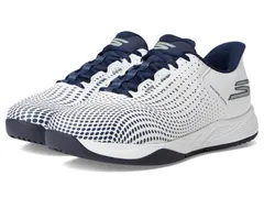 スケッチャーズ メンズ シューズ スニーカー リラックスフィット Skechers Pickleball Slipins Relaxed Fit Viper Court Reload WhiteNavy ホワイト