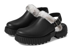 新品同様☆YELLO ONYX PLATFORM MULES Sサイズ ブラック - メルカリ