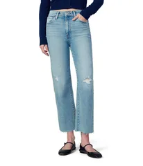 ジョーズジーンズ レディース ボトムス デニムパンツ ワイドレッグ クロップド Joes Jeans The Blake Cropped Wide Leg With Cut Hem Immaculate