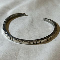 美品 orgone オルゴンリング バングル ブレスレット シルバー系 施術用