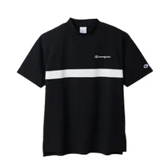 新品 半袖Tシャツ 半袖 UVカット 速乾 スクリプトロゴ ショートスリーブモックネックシャツ ゴルフ C3-CG302-090-XL