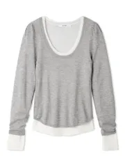 新品 [スナイデル] レイヤードニット SWNT255142 レディース GRY Free Size