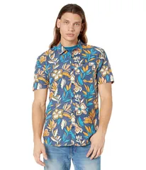 オニール メンズ トップス シャツ ONeill Wonderland Short Sleeve Wovenavy ネイビー