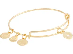 アレックスアンドアニ レディース アクセサリー ブレスレット・バングル・アンクレット Alex and Ani Initial O III Bangle Bracelet Shiny Gold ゴールド