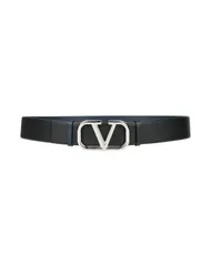 ヴァレンティノ メンズ アクセサリー ベルト VALENTINO GARAVANI レザーベルト Black ブラック