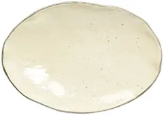 新品 美濃焼 白釉 楕円皿 133-80323