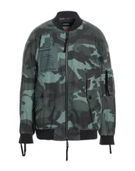 ディースクエアード メンズ アウター ジャケット・ブルゾン DSQUARED2 ブルゾン Dark Green グリーン