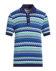 ミッソーニ メンズ トップス シャツ MISSONI プルオーバー Blue ブルー