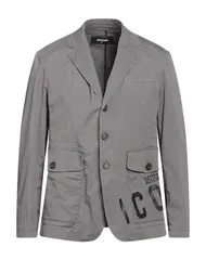 ディースクエアード メンズ アウター ジャケット・ブルゾン DSQUARED2 テーラードジャケット Gray グレーのサムネイル