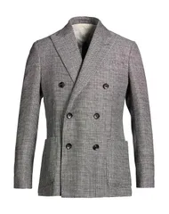 ラルディーニ メンズ アウター ジャケット・ブルゾン LARDINI テーラードジャケット Black ブラックのサムネイル