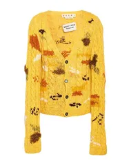 マルニ メンズ アウター カーディガン MARNI カーディガン Yellow イエローのサムネイル