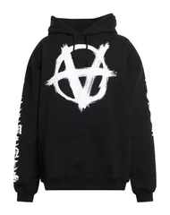 ヴェトモン メンズ アウター パーカー・スウェット VETEMENTS パーカー Black ブラックのサムネイル