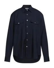 グリフォーニ メンズ トップス シャツ GRIFONI 無地シャツ Midnight Blue ブルーのサムネイル