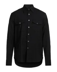 グリフォーニ メンズ トップス シャツ GRIFONI 無地シャツ Black ブラックのサムネイル