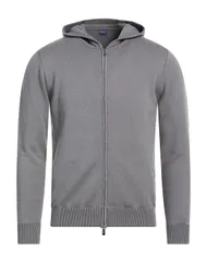 フェデーリ メンズ アウター カーディガン FEDELI カシミヤニット Gray グレーのサムネイル