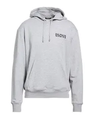 バルマン メンズ アウター パーカー・スウェット BALMAIN パーカー Light Gray グレーのサムネイル