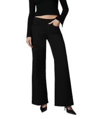 ジョーズジーンズ レディース ボトムス デニムパンツ ワイドレッグ ローライズ Joes Jeans The Lou Low Rise Wide Leg Jeans Black ブラック