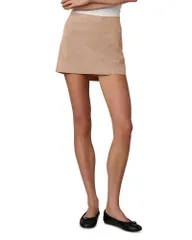 ジョーズジーンズ レディース ボトムスカート ミニ スエード Joes Jeans The Faux Suede Mini Skirt Camel キャメル