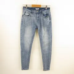 クラシカルエルフ CLASSICAL ELF デニムパンツ ジーンズ スキニー ロング ストレッチ 青 M *T129