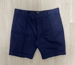 H&M ハーフパンツ ロールアップ ハーフパンツ ネイビー 36