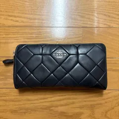 コーチ COACH 財布 レザー 難あり　ウォレット　黒 ブラック BLACK クロ くろ