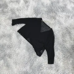 【良品】coral 七分袖ボレロ 薄手 (M〜L) 上品 大人カワイイ一点もの